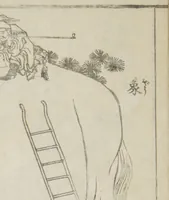 An illustration from Picture Album Transmitting the Spirit: The Hokusai Drawing Style (Denshin gafu Hokusai gashiki) (1819)