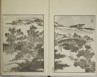 An illustration from Picture Album Transmitting the Spirit: The Hokusai Drawing Style (Denshin gafu Hokusai gashiki) (1819)