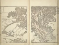An illustration from Transmitting the Spirit, Revealing the Form of Things, Volume 1 to 15 of Hokusai Sketchbooks (Denshin kaishu: Hokusai manga, shohen - jugohen) (1848)