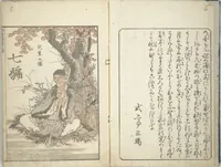 An illustration from Transmitting the Spirit, Revealing the Form of Things, Volume 1 to 15 of Hokusai Sketchbooks (Denshin kaishu: Hokusai manga, shohen - jugohen) (1848)