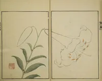 An illustration from Ōson (Hōitsu) Picture Album (Ōson gafu) (1817)