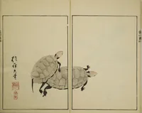 An illustration from Ōson (Hōitsu) Picture Album (Ōson gafu) (1817)