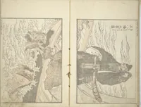 An illustration from Transmitting the Spirit, Revealing the Form of Things, Volume 1 to 15 of Hokusai Sketchbooks (Denshin kaishu: Hokusai manga, shohen - jugohen) (1848)