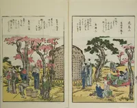An illustration from Sites of the Eastern Capital at a Glance (Tōto shōkei ichiran), facsimile version by the Museum of Fine Arts Boston