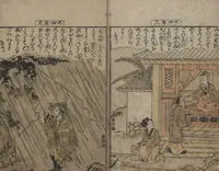 An illustration from Twenty-four Instances of Filial Piety (Ehon nijūshi kō 絵本廿四孝) (1774)