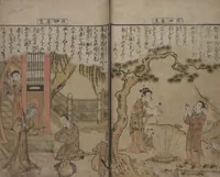 An illustration from Twenty-four Instances of Filial Piety (Ehon nijūshi kō 絵本廿四孝) (1774)