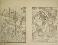 Picture 21 of 22 from Picture Album Transmitting the Spirit: The Hokusai Drawing Style (Denshin gafu Hokusai gashiki) (1819), leaf 24