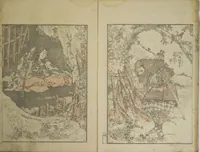 Picture 7 of 22 from Picture Album Transmitting the Spirit: The Hokusai Drawing Style (Denshin gafu Hokusai gashiki) (1819), leaf 8