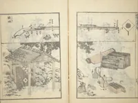 An illustration from Transmitting the Spirit, Revealing the Form of Things, Volume 1 to 15 of Hokusai Sketchbooks (Denshin kaishu: Hokusai manga, shohen - jugohen) (1848)
