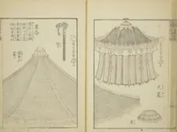 An illustration from Transmitting the Spirit, Revealing the Form of Things, Volume 1 to 15 of Hokusai Sketchbooks (Denshin kaishu: Hokusai manga, shohen - jugohen) (1848)