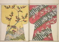 An illustration from Moyō hinagata miyako no nishiki / [henshū Yamanaka Kichirobē] : [volume 2] (1886)