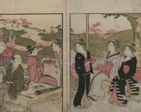 An illustration from Prosperity of the Family (Ehon sakae gusa) : [volume 2] (1790)