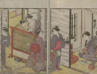 An illustration from Prosperity of the Family (Ehon sakae gusa) : [volume 2] (1790)