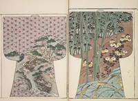An illustration from Moyō hinagata miyako no nishiki / [henshū Yamanaka Kichirobē] : [volume 1] (1886)