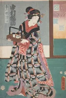 An illustration from Azuma nishikie (1860)
