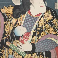 An illustration from Azuma nishikie (1860)