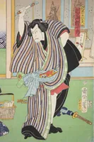 An illustration from Azuma nishikie (1860)