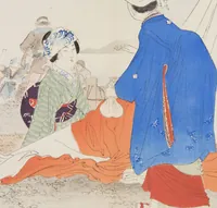 Picture 7 of 9 from Kyōiku imayō bijin fūzoku zen (1898), leaf 12
