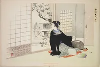 An illustration from Kyōiku imayō bijin fūzoku zen (1898)