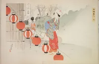 Picture 2 of 9 from Kyōiku imayō bijin fūzoku zen (1898), leaf 5