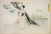 An illustration from Kyōiku imayō bijin fūzoku zen (1898)