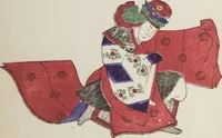 An illustration from Illustrations on Bugaku (Bugakuzu) (1828)