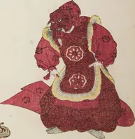 Picture 31 of 34 from Illustrations on Bugaku (Bugakuzu) (1828), leaf 24