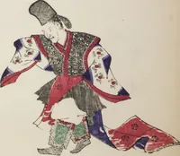 Picture 3 of 34 from Illustrations on Bugaku (Bugakuzu) (1828), leaf 7