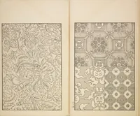 An illustration from Chiyomikusa (Book on Design) : [volume 2] (1899)