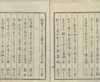 An illustration from Mirror of the Beauties of the Green-houses (Seirō bijin awase sugata kagami) : [volume 3] (1776)