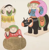 An illustration from Japanese Folk Toys (Kyōdo gangu shū : haru) (1935)