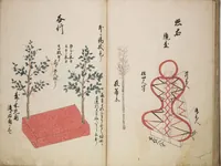 An illustration from Illustrated handbook of props for Noh drama (Onō tsukurimono zue)