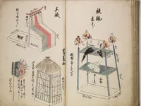 An illustration from Illustrated handbook of props for Noh drama (Onō tsukurimono zue)