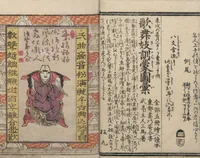 An illustration from Teachings on the Living Images of Actors (Yakusha sangai kyō 俳優三階興) : [volume 1] (1801)