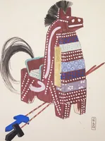 An illustration from Kyosen’s Collected Illustrations of Japanese Toys : [volume 2] (1919)