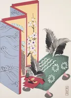 Picture 21 of 27 from Kyosen’s Collected Illustrations of Japanese Toys : [volume 3] (1919), leaf 46