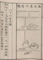 An illustration from Chokunyū juen zuroku / Tanomura Shōsai henshū - Volume 2 (1881)