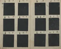 An illustration from Book of Designs (Hon jirushi Shin Komon chō 本印 新小紋帳) (1700)