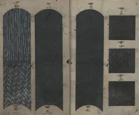 An illustration from Book of Designs (Tsuchinoto shinsen Komon chō 己新撰 小紋帳 ) (1660)