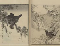 An illustration from Picture Album of Various Birds (Shūchō gafu 聚鳥畫譜) (1885)