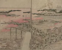 An illustration from Illustrated Book of Outings in Edo (Ehon Azuma asobi) : [volume 1] (1802)