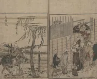 An illustration from Illustrated Book of Outings in Edo (Ehon Azuma asobi) : [volume 2] (1802)