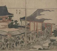 An illustration from Illustrated Book of Outings in Edo (Ehon Azuma asobi) : [volume 3] (1802)