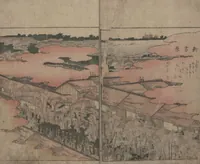 An illustration from Illustrated Book of Outings in Edo (Ehon Azuma asobi) : [volume 3] (1802)