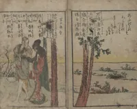 An illustration from Lives of Courtesans at Itako (Itako zekku 潮来絶句) (1802)