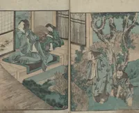 An illustration from Precepts for Women (Ehon Onna imagawa 絵本女今川) (1820)