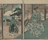 An illustration from Precepts for Women (Ehon Onna imagawa 絵本女今川) (1820)