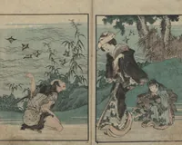 An illustration from Precepts for Women (Ehon Onna imagawa 絵本女今川) (1820)