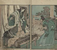 An illustration from Precepts for Women (Ehon Onna imagawa 絵本女今川) (1820)