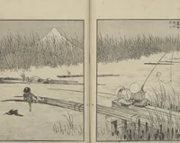 An illustration from One Hundred Views of Mount Fuji (Fugaku Hyakkei shohen 富嶽百景 初編) : [volume 1] (1834)
